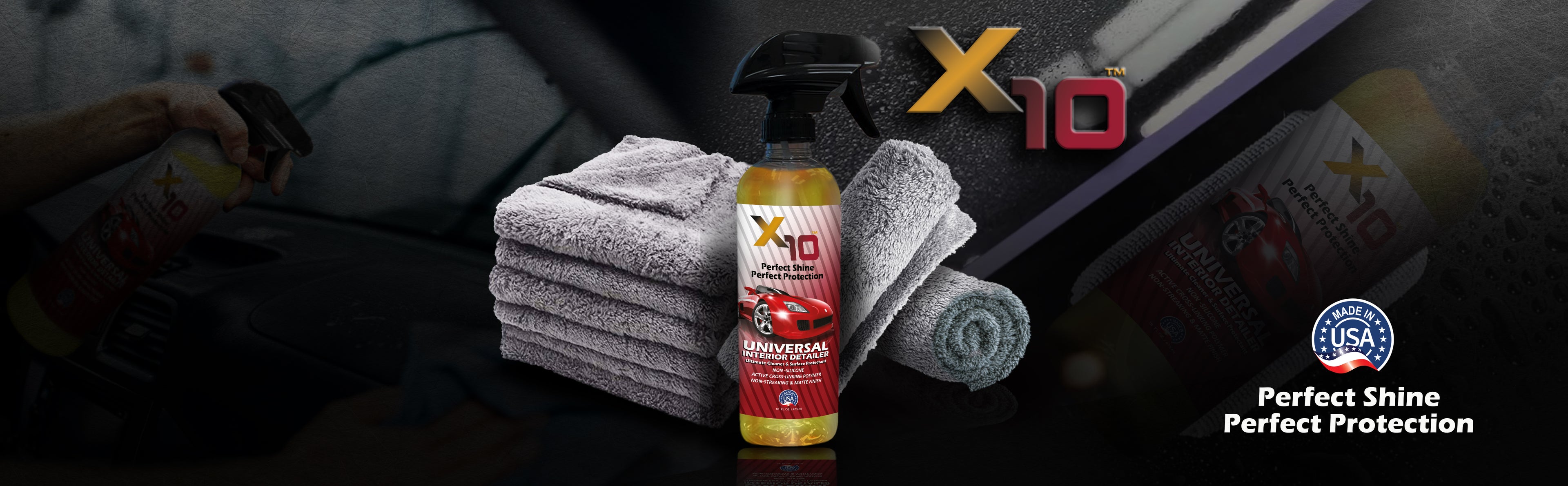 interior detailer + car care products